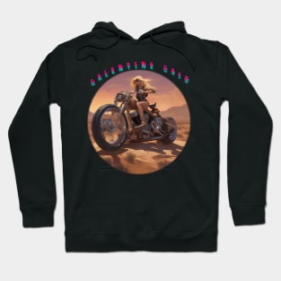 Galentines gal blasting through the desert Hoodie